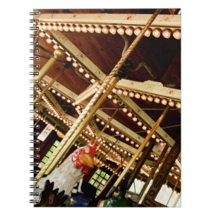 Cuaderno de fotos en espiral del gallo del carruse