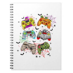 Cuaderno de fotos en espiral divertida de gamer de