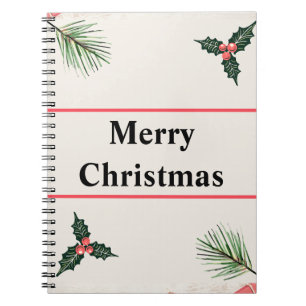 Cuaderno de Fotos en Espiral Feliz Navidad 80 Pági