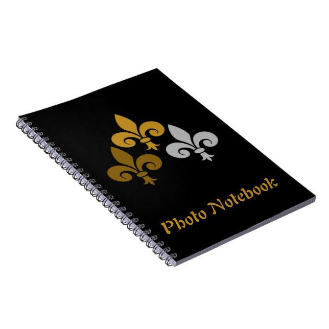 Cuaderno de fotos en espiral Fleur de Lys (Lado Derecho)