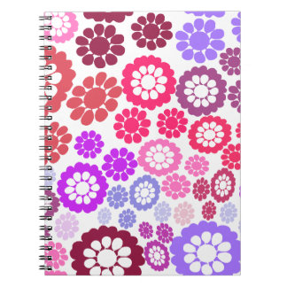 Cuaderno de Fotos en Espiral Floral Colorido