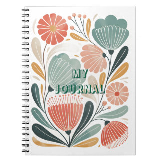 Cuaderno de Fotos en Espiral Floral de Verano Suav