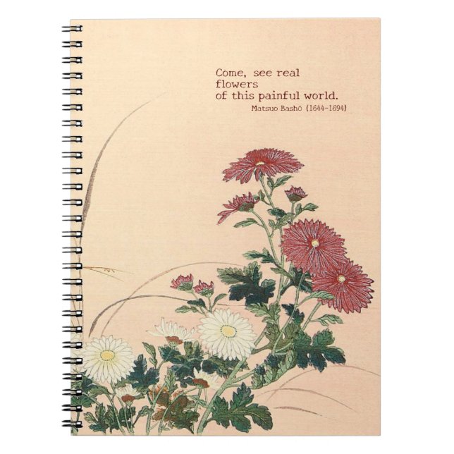 Cuaderno de Fotos en Espiral "Flores Otoñales" (Frente)