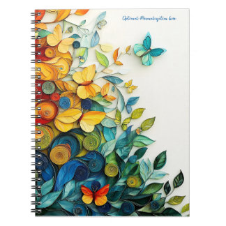 Cuaderno de Fotos en Espiral Jardín de Mariposas E