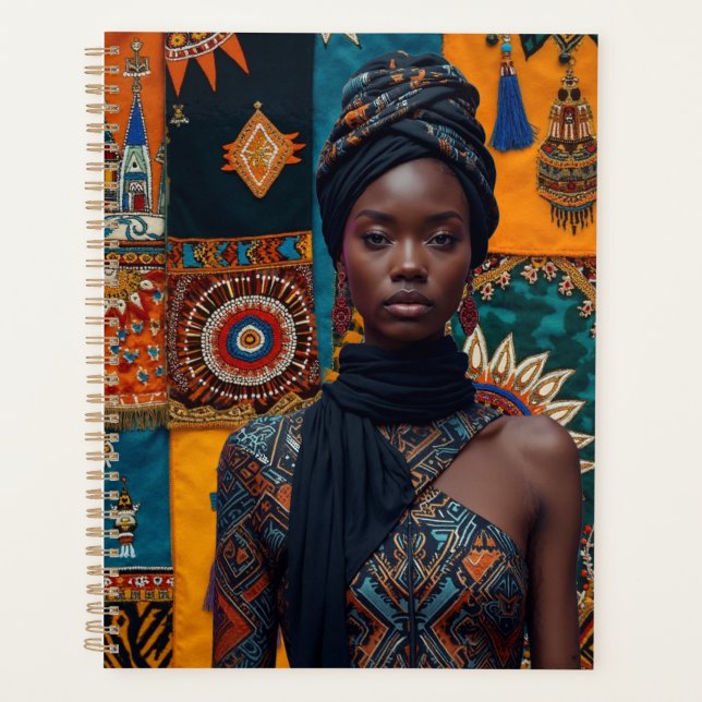 Cuaderno de fotos en espiral moderno y sofisticado (Anverso)