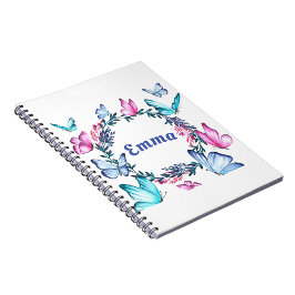 Cuaderno de Fotos en Espiral Nombre de Mariposa