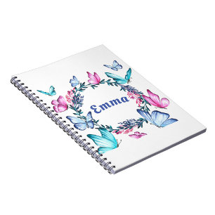 Cuaderno de Fotos en Espiral Nombre de Mariposa