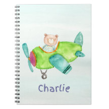 Cuaderno de Fotos en Espiral para Niños con Nombre