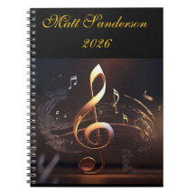 Cuaderno de fotos en espiral personal para hombres