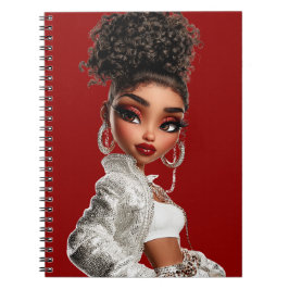 Cuaderno de Fotos en Espiral Rojo Glow Getter