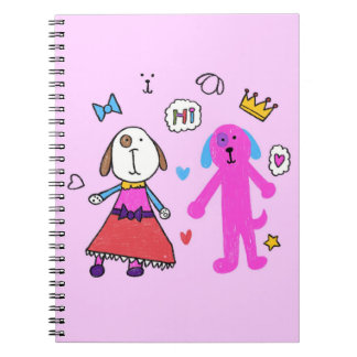 Cuaderno de Fotos en Espiral Rosa Cachorro Adorabl