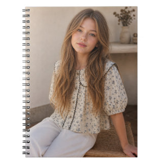 Cuaderno de Fotos en Espiral Suave Estética Boho C