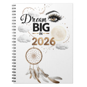 Cuaderno de Fotos en Espiral "Sueña en Grande 2026
