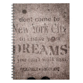 Cuaderno de fotos en espiral "Sueños de acera"