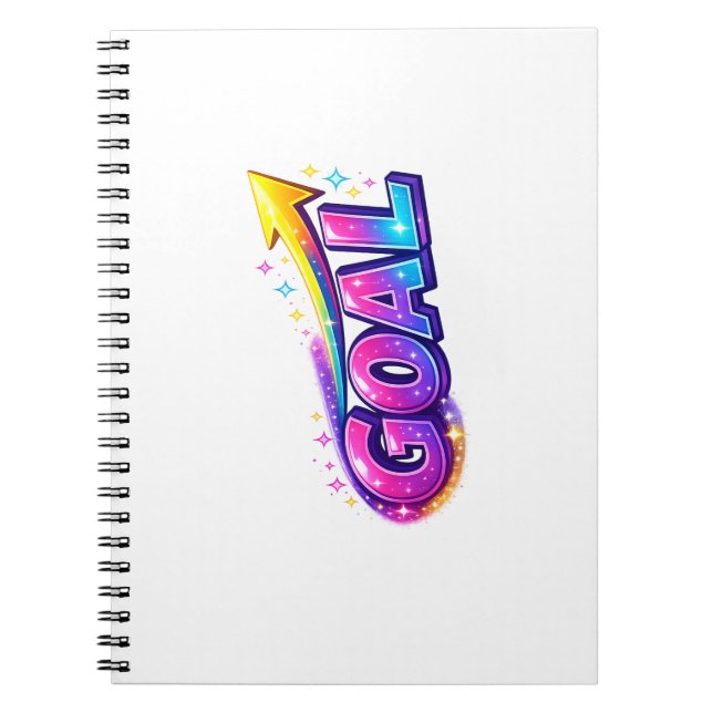 Cuaderno de Fotos en Espiral Título Vibrante META (Frente)