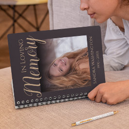 Cuaderno de Fotos Espiral para Invitados con Recue