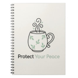 Cuaderno de Fotos Minimalista Protege Tu Paz