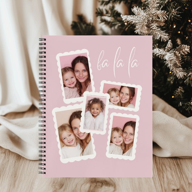 Cuaderno de Fotos Múltiples “Fa La La” Rosa Modern (Subido por el creador)