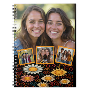 Cuaderno de fotos para Personalizados de Swirls y