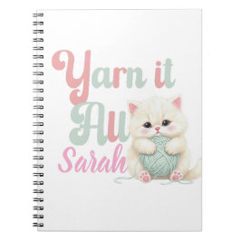 Cuaderno de fotos personalizado Yarn it All
