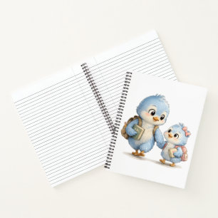 Cuaderno de Fotos Recuerdos de Pájaro Azul