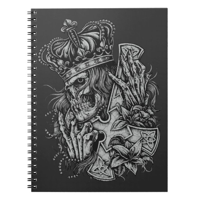 Cuaderno de fotos Skull KingSpiral (Frente)