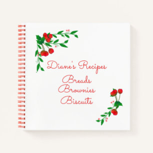 Cuaderno de fragmentos de cerezas dulces