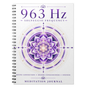 Cuaderno de frecuencia Solfeggio de 963 Hz – Conex