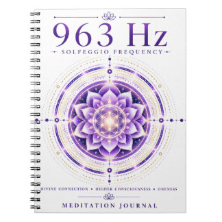 Cuaderno de frecuencia Solfeggio de 963 Hz – Conex