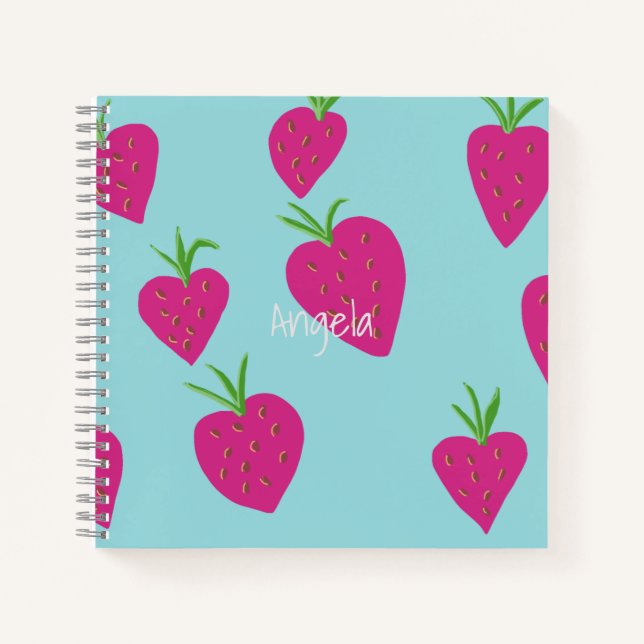 Cuaderno de fresa dulce de bonito (Anverso)