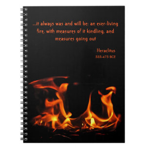Cuaderno de fuego eterno de Heraclitus