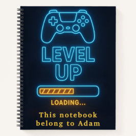 Cuaderno de Gamer Personalizado para Niños