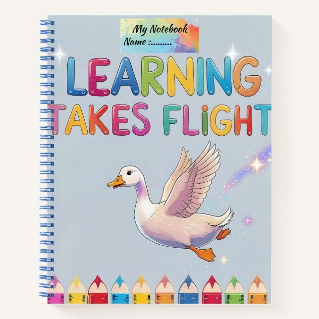 Cuaderno de Ganso "El Aprendizaje Despega" - De Vu (Anverso)