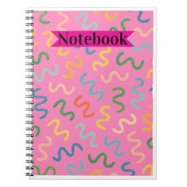 Cuaderno de garabatos coloridos