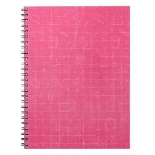 Cuaderno De Garabatos De Matemáticas Rosado