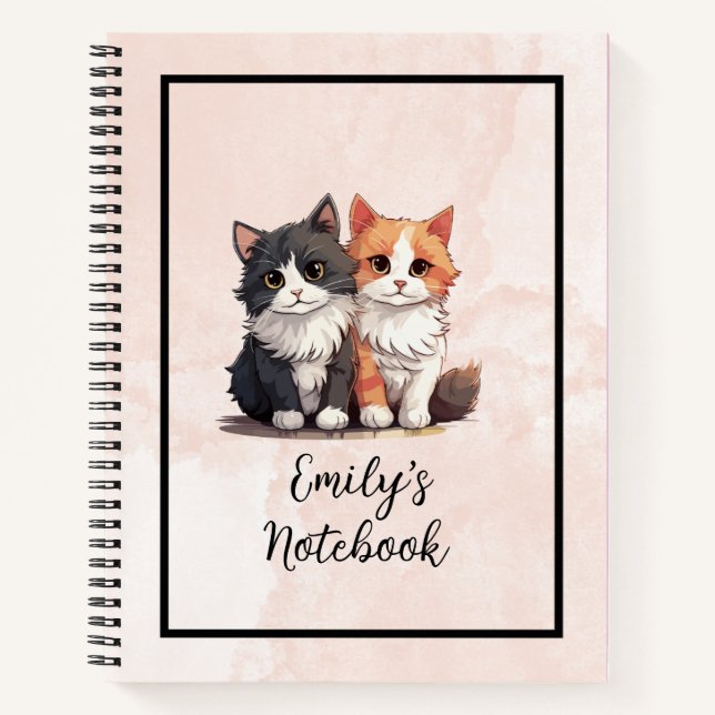 Cuaderno de gatitos en espiral (Anverso)