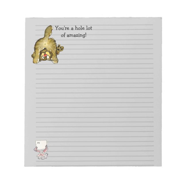 Cuaderno de gato de dibujos animados lindo (Frente)