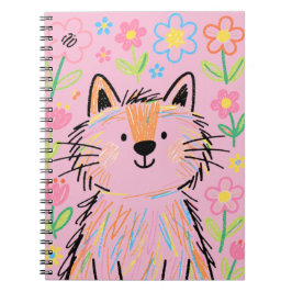 Cuaderno de Gato Garabato Rosa