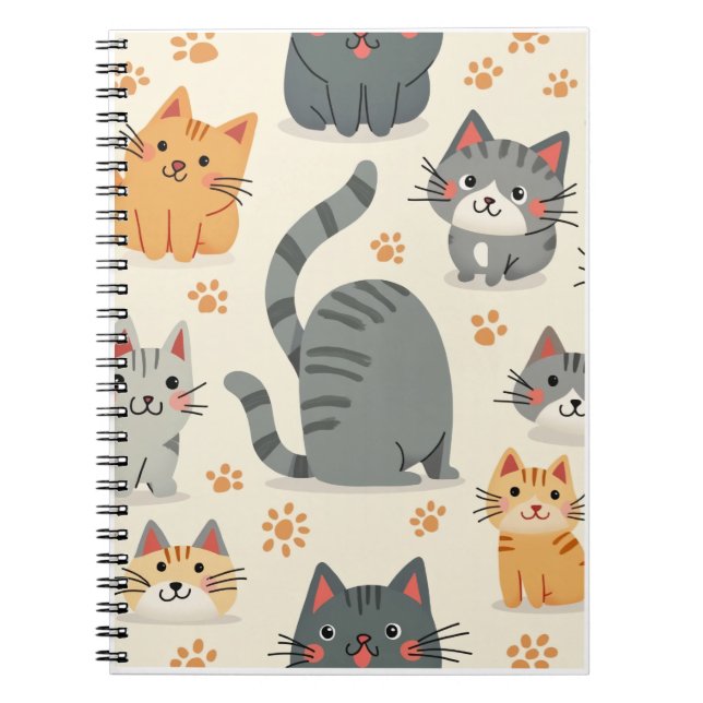 cuaderno de gato lindo (Frente)