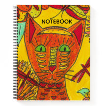 Cuaderno de Gato Naranja