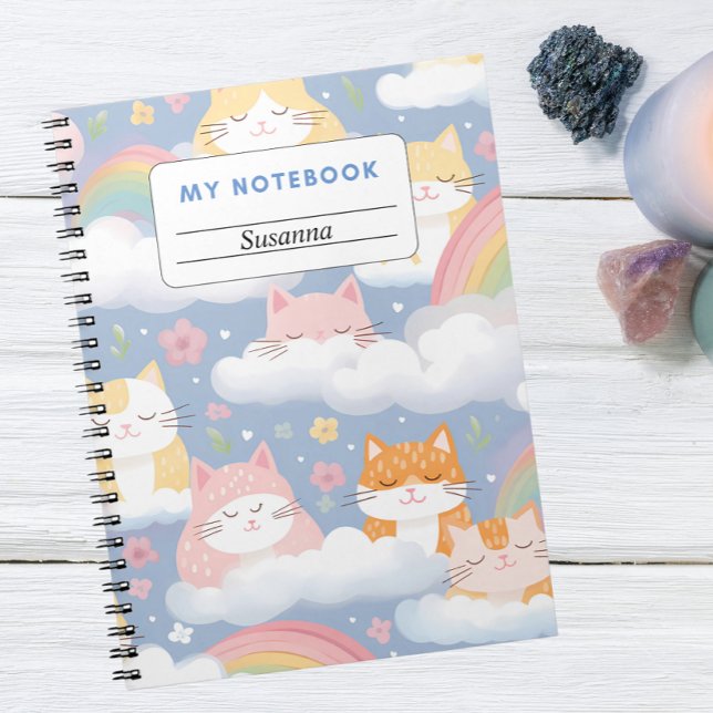 Cuaderno de Gatos Soñadores en las Nubes (Subido por el creador)