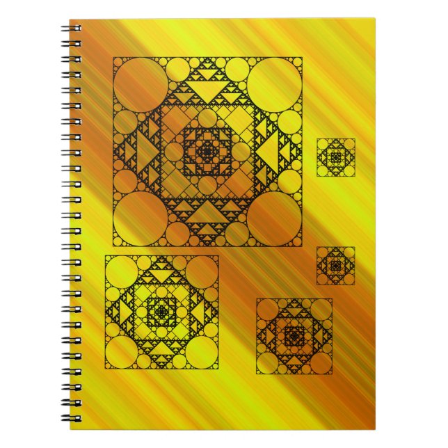 Cuaderno de geometría fractal (Frente)