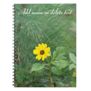 Cuaderno de girasol de playa amarilla