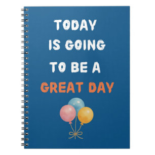 Cuaderno de globos de afirmación positiva