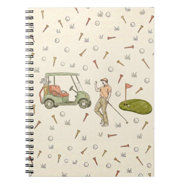 Cuaderno de golf de dibujo (Frente)