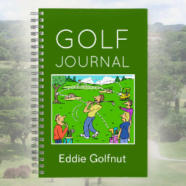 Cuaderno de golf divertido para personalizar