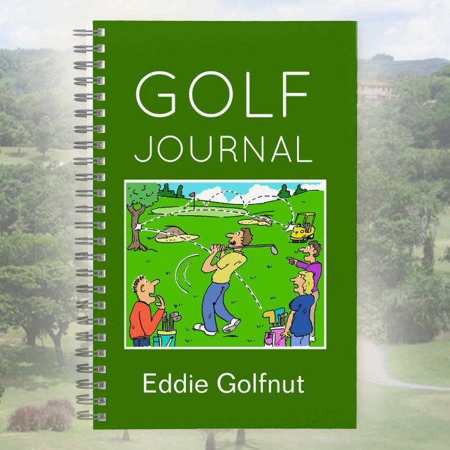 Cuaderno de golf divertido para personalizar (Subido por el creador)