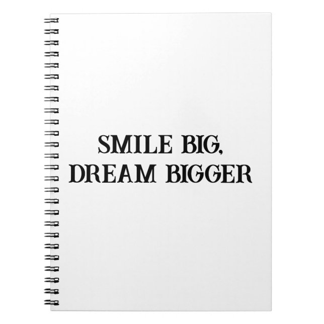 Cuaderno de grandes sonrisas y sueños para niños (Frente)