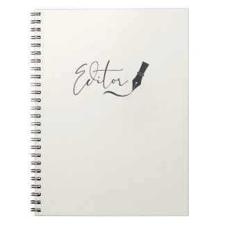 Cuaderno de guión para editor – Bolígrafo minimali