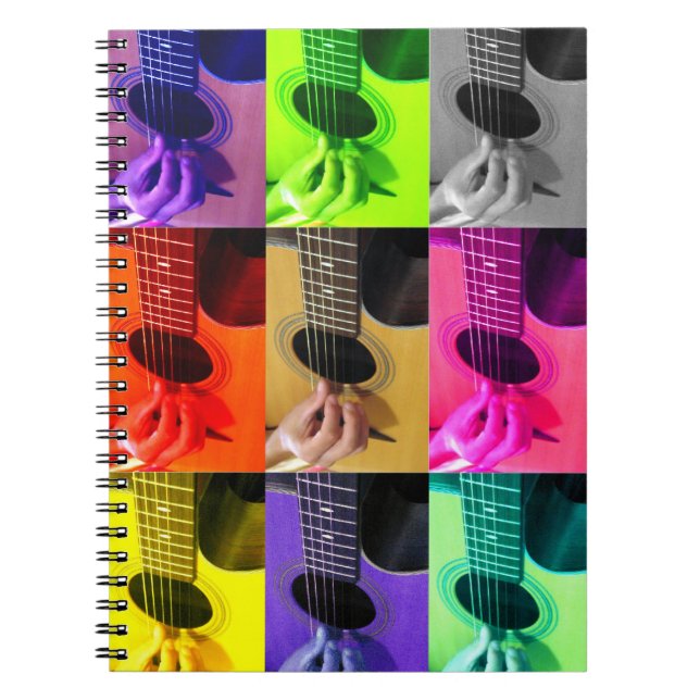 Cuaderno de guitarra para ciegos de color (Frente)
